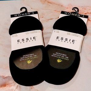 2 Pack-Essie Legwear Microfiber Non-Slip Sock